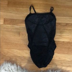 Size 28- black speedo suit